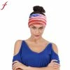 Onlineamericanstore Unisex Men American Flag Stripe Sporting Headband Head Wrap Ears Hair Bands Haar Accessoires Turban Hair Bands