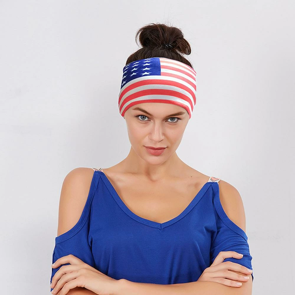 Onlineamericanstore Unisex Men American Flag Stripe Sporting Headband Head Wrap Ears Hair Bands Haar Accessoires Turban Hair Bands 4 Onlineamericanstore Unisex Men American Flag Stripe Sporting Headband Head Wrap Ears Hair Bands Haar Accessoires Turban Hair Bands