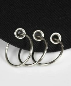 Onlineamericanstore Accessories Unisexe Lettre Imprimé Solide Caps Hommes Femmes Anneau Hip Hop Casquette De Baseball Coton Snapback Chapeau