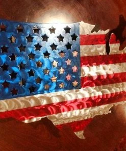 FastLaneMetalWorx United States With American Flag Flags & Banner