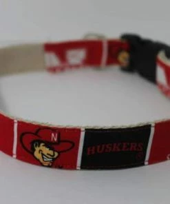 Collarswithcolor University Of Nebraska Huskers Hemp Dog Collar Or Leash 8 Collarswithcolor University Of Nebraska Huskers Hemp Dog Collar Or Leash