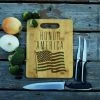 UniqueEngravedGifts US Flag, Honor America, Laser Engraved, Bamboo, Fathers Day Gift, Valentine's Day, Veterans Gift, Army, US National Emblem, American Flag