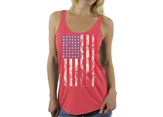 DreamteesUS USA Distressed American Flag Racerback Tank Tops USA Fitness Tank Top USA Flag Perfect For Gym And Yoga 4th Of July 4 DreamteesUS USA Distressed American Flag Racerback Tank Tops USA Fitness Tank Top USA Flag Perfect For Gym And Yoga 4th Of July