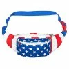 Juvale Clothing Accessories USA Fanny Pack - American Flag Fanny Pack, Patriotic Waist Bag For Vacations, Special Events, Daily Use - 15 X 4.5 X 3 Inches