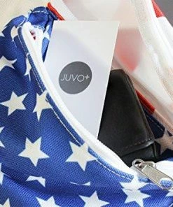 Juvale Clothing Accessories USA Fanny Pack - American Flag Fanny Pack, Patriotic Waist Bag For Vacations, Special Events, Daily Use - 15 X 4.5 X 3 Inches