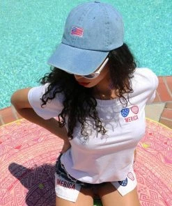 PrfctoLifestyle USA Flag Dad Hat | US FLAG Dad Hat, Independence Day, Fourth Of July, Red White And Blue, American Cap, Memorial Day Dad Hat, Labor Day Hat Women Clothing