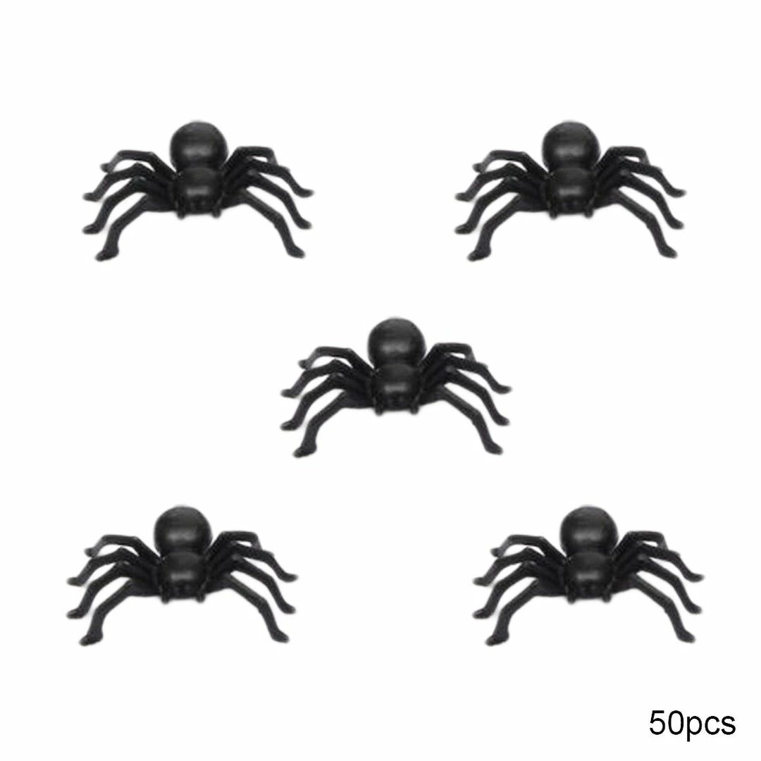 International Home Garden Store Useful 50pcs 2*1.4cm Plastic Black Spider Halloween Decoration Festival Supplies Funny Prank Toys Decoration Realistic Prop Halloween Decorations 4 International Home Garden Store Useful 50pcs 2*1.4cm Plastic Black Spider Halloween Decoration Festival Supplies Funny Prank Toys Decoration Realistic Prop Halloween Decorations