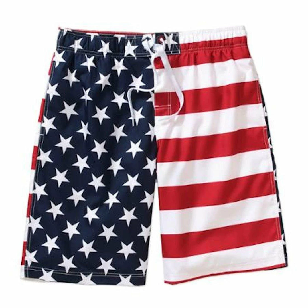 Onlineamericanstore Mens Clothing UZZI Men's Faded Patriotic Glory USA American Flag Swim Trunks 3 Onlineamericanstore Mens Clothing UZZI Men's Faded Patriotic Glory USA American Flag Swim Trunks