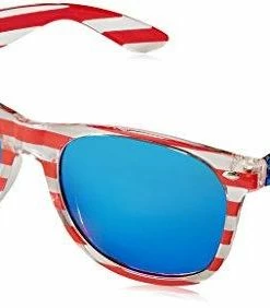 The American Store Clothing Accessories V.W.E. Classic American Patriot Flag Mirror Sunglasses USA