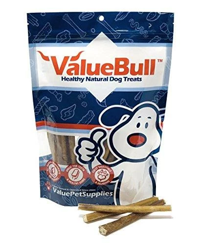 ValueBull All Natural 6 Inch Bully Stick Dog Chews Pets 25 ValueBull All Natural 6 Inch Bully Stick Dog Chews Pets