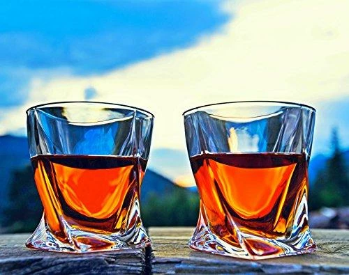 Online American Store Venero Whiskey Glasses - Set Of 4 - Premium Lead-Free Crystal Glass Cups - Large 10 Oz Tasting Tumblers For Drinking Scotch, Bourbon, Irish Whisky, Brandy - Luxury Gift Box For Men Or Women 4 Online American Store Venero Whiskey Glasses - Set Of 4 - Premium Lead-Free Crystal Glass Cups - Large 10 Oz Tasting Tumblers For Drinking Scotch, Bourbon, Irish Whisky, Brandy - Luxury Gift Box For Men Or Women