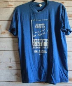 LovelandBoutique Vintage 1980s Blue Across America