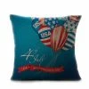 Onlineamericanstore Vintage American Flag Pillowcase For The Pillow 45*45 Velvet Pillow Cover Pillowcase