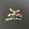 The American Store Accessories Vintage Patriotic Democrat Donkey Pin/Pendant. Democratic Party Donkey Pin With American Flag. Patriotic Jewelry. Political Jewelry. 2 The American Store Accessories Vintage Patriotic Democrat Donkey Pin/Pendant. Democratic Party Donkey Pin With American Flag. Patriotic Jewelry. Political Jewelry.