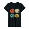 FredGreeneDesign Vintage Pumpkin T-Shirt Funny Pumpkin Halloween Gift Shirt