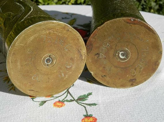 The American Store American Vintage Collection Vintage WW1 American Trench Art Shell Cases. Militaria World War 1. Antique Brass Artillery Shell Case Vases. Sweet Hearts. Remington Gun. 10 The American Store American Vintage Collection Vintage WW1 American Trench Art Shell Cases. Militaria World War 1. Antique Brass Artillery Shell Case Vases. Sweet Hearts. Remington Gun.