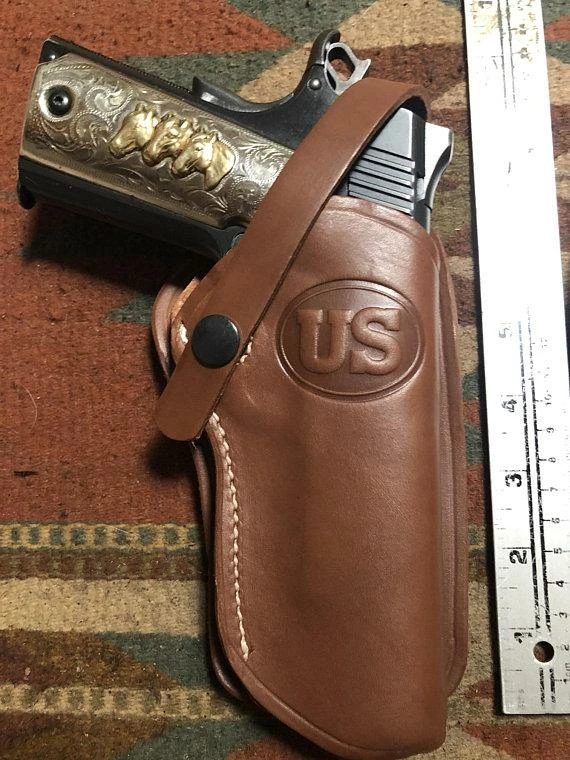 The American Store Military Clothing & Accessories Western Leather Holster & Magazine Pouch Fits Colt 45 Model 1911 Springfield Ruger Remington RIA Citadel Kimber 5 The American Store Military Clothing & Accessories Western Leather Holster & Magazine Pouch Fits Colt 45 Model 1911 Springfield Ruger Remington RIA Citadel Kimber