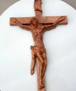 The American Store Wooden Wall Crucifix ~ Catholic Wall Art ~ Jesus Christ ~ Catholic Etsy ~ Church Decor ~ Catholic On Etsy ~ Wedding Gift ~ Wood Anniversary American Vintage Collection