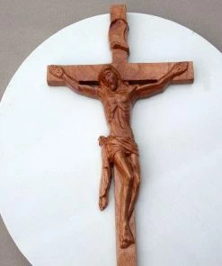 The American Store Wooden Wall Crucifix ~ Catholic Wall Art ~ Jesus Christ ~ Catholic Etsy ~ Church Decor ~ Catholic On Etsy ~ Wedding Gift ~ Wood Anniversary American Vintage Collection