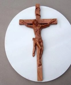 The American Store Wooden Wall Crucifix ~ Catholic Wall Art ~ Jesus Christ ~ Catholic Etsy ~ Church Decor ~ Catholic On Etsy ~ Wedding Gift ~ Wood Anniversary American Vintage Collection