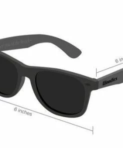 WOODIES Zebra Wood Sunglasses With American Flag Frame