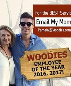 WOODIES Zebra Wood Sunglasses With American Flag Frame