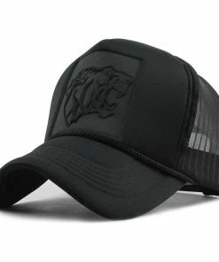 FLB Official Store [FLB] 2017 Hip Hop Black Leopard Print Curved Baseball Caps Summer Mesh Snapback Hats For Women Men Casquette Trucker Cap