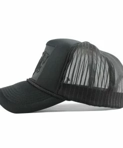 FLB Official Store [FLB] 2017 Hip Hop Black Leopard Print Curved Baseball Caps Summer Mesh Snapback Hats For Women Men Casquette Trucker Cap