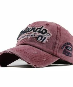 FLB Official Store [FLB] Brand Men Baseball Caps Dad Casquette Women Snapback Caps Bone Hats For Men Fashion Vintage Gorras Letter Cotton Cap F111