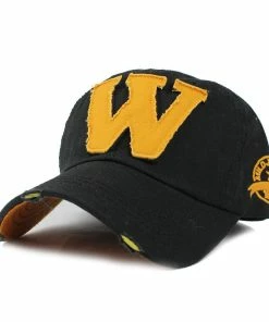 FLB Official Store Baseball Caps [FLB] Cotton Embroidery Letter W Baseball Cap Snapback Caps Bone Casquette Hat Distressed Wearing Fitted Hat For Men Custom Hats