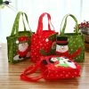 Xenon30 Christmas Gift Bag Collection 16 * 16 Cm Colorful Christmas Tree Santa Claus Snowman Pattern Candy Bag Handbag Home Party Decoration Gift Bag Christmas