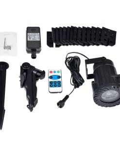 GERUITE Lighting Online Store 16 Patterns Christmas Laser Snowflake Projector Outdoor LED Waterproof Disco Lights Home Garden Star Light Indoor Decoration Laser Christmas Lights