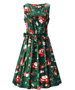 SYourself Store 2018 New Winter Christmas Dress For Women Elk Snowflake Autumn Long Sleeve 5XL Plus Size Lady Casual A-Line Mini Dress Vestidos