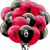 Online American Store 16pcs Fun & Scary Assorted Printed Halloween Party Balloons Trick Or Treat Orange Black Latex Balloons Zombie Party Fun