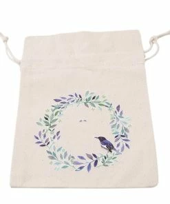 The American Store 1PC 2017 New Year Christmas Candy Bag Santa Claus Drawstring Canvas Sack Tableware Rustic Vintage Stockings Gift Bag GI899499