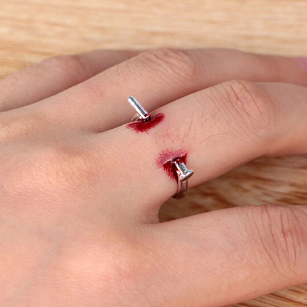 NUOLUX Fashioning Store 1PC Adjustable Nails Halloween Creative Unisex Horrifying Finger Ring Ring Simple Style For Halloween Party Women Gifts Halloween Accessories 3 NUOLUX Fashioning Store 1PC Adjustable Nails Halloween Creative Unisex Horrifying Finger Ring Ring Simple Style For Halloween Party Women Gifts Halloween Accessories