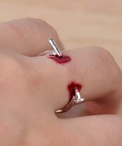 NUOLUX Fashioning Store 1PC Adjustable Nails Halloween Creative Unisex Horrifying Finger Ring Ring Simple Style For Halloween Party Women Gifts Halloween Accessories 13 NUOLUX Fashioning Store 1PC Adjustable Nails Halloween Creative Unisex Horrifying Finger Ring Ring Simple Style For Halloween Party Women Gifts Halloween Accessories