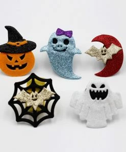 Shop2841004 Store 10 Chrismas Patted Circle Clap Ring Halloween Kids Masquerade Party Performance Pumpkin Witch Ghost Bat Bracelet Ornament Gifts Halloween Kids Clothing