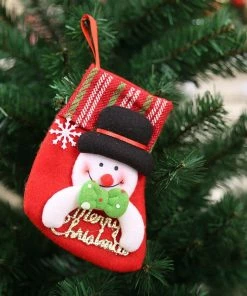 Super Dancing Queen Christmas Ornaments 1PC Christmas Stockings Hanging Christmas Tree Decoration Ornaments New Year Candy Bag Gifts Socks Stocking Xmas Ornament S35