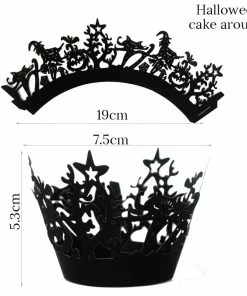 The Wheat Party Store 1PC Halloween Props Window Prop Warning Line Plastic Skull Head Warning Tape Signs Halloween Decoration Witch Balloons Lot