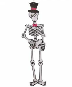 The Wheat Party Store 1PC Halloween Props Window Prop Warning Line Plastic Skull Head Warning Tape Signs Halloween Decoration Witch Balloons Lot