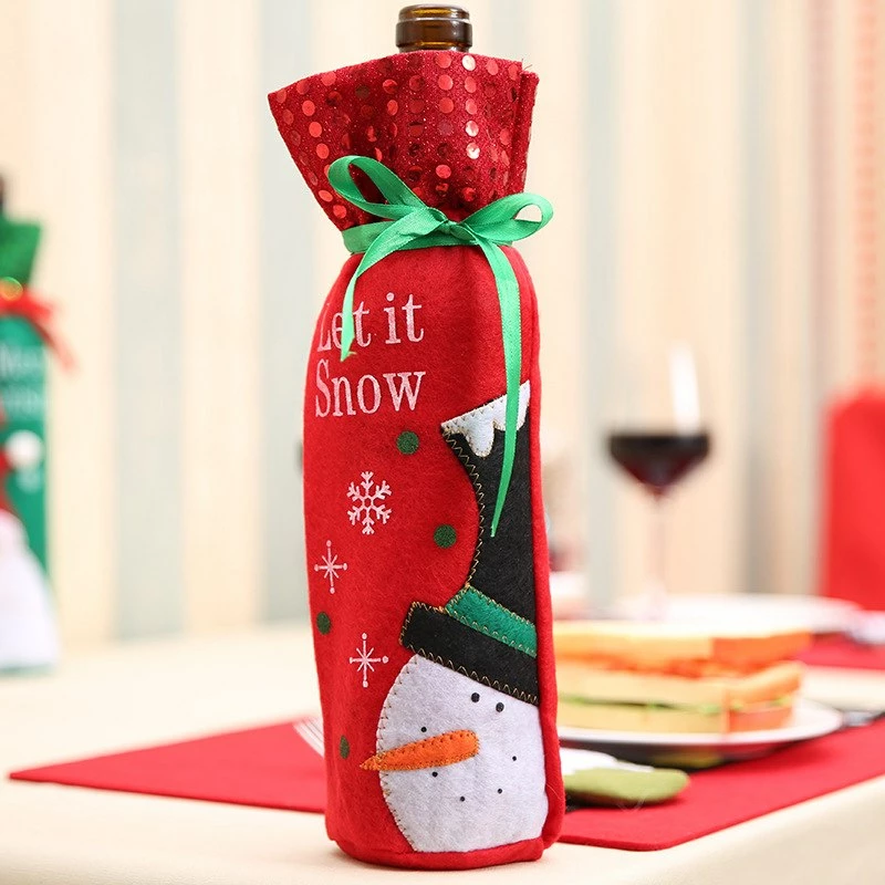 Online American Store 1Pc Christmas Gift Wrap Storage Merry Christmas Wine Holder Bags 2 Designs Hotel Christmas Decoration Best Present 5 Online American Store 1Pc Christmas Gift Wrap Storage Merry Christmas Wine Holder Bags 2 Designs Hotel Christmas Decoration Best Present