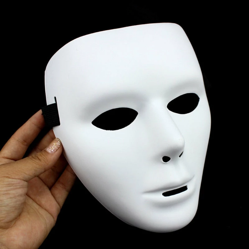 Hommy Store Halloween Mask 1Pc Cool PVC Mask Ghost Dance Masks Hip Hop Mask White Night Lights For Home Bar Nightclub Party Props Supplies 3 Hommy Store Halloween Mask 1Pc Cool PVC Mask Ghost Dance Masks Hip Hop Mask White Night Lights For Home Bar Nightclub Party Props Supplies