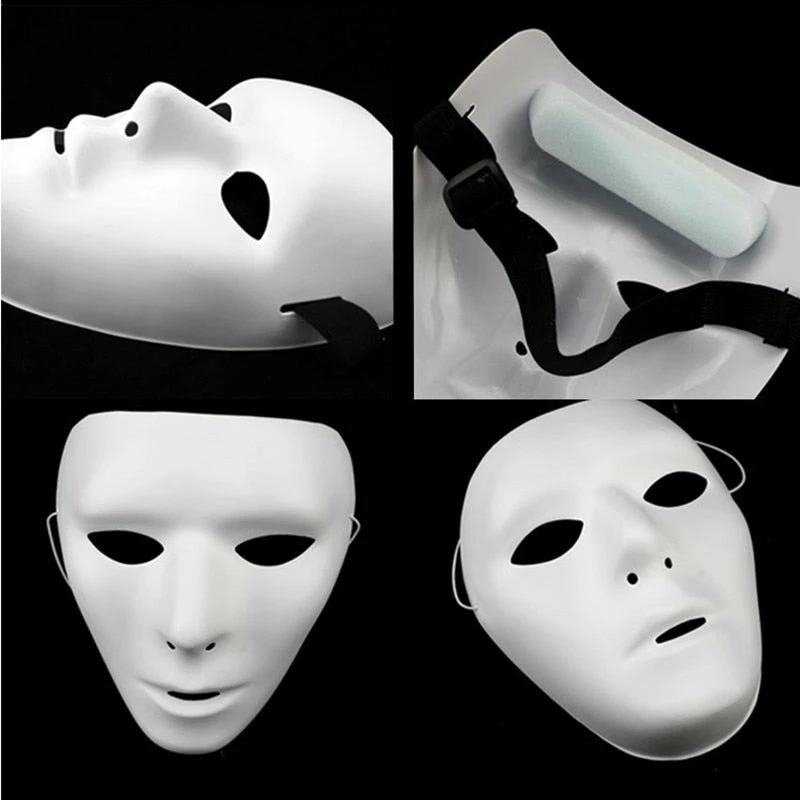 Hommy Store Halloween Mask 1Pc Cool PVC Mask Ghost Dance Masks Hip Hop Mask White Night Lights For Home Bar Nightclub Party Props Supplies 10 Hommy Store Halloween Mask 1Pc Cool PVC Mask Ghost Dance Masks Hip Hop Mask White Night Lights For Home Bar Nightclub Party Props Supplies