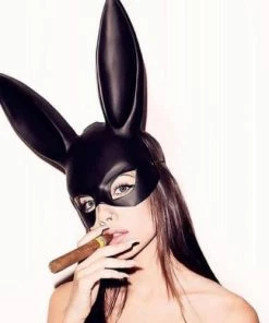 Shop4448011 Store 1Pc Halloween Laides Bunny Mask Party Bar Nightclub Costume Rabbit Ears Mask UK Halloween Mask
