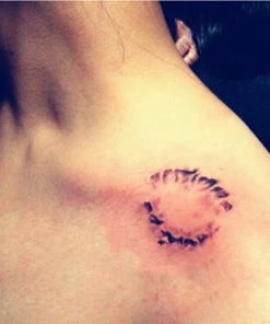 Alisa Craftdiy Store 1Pcs/lot Makeup Stickers Tattoo Stickers Water Transfer Stickers For Halloween Masquerade Cosplay Party Decorations Supplies Halloween Temporary Tekashi69 Tattoos