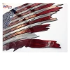 Onlineamericanstore Metal American Flag - Tattered American Flag- US- USA - Metal Wall Art - Wall Art