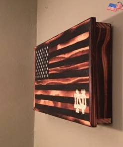 The American Store Concealment Flags Custom Handmade Shou Sugi Ban Style American Flags