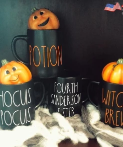 Onlineamericanstore Halloween Prop Rae Dunn Inspired Halloween Vinyl Mug Decals, Rae Dunn Halloween Decals, Hearth & Hand Mug Decals, Hearth Hand Halloween Decals Update Your Settings