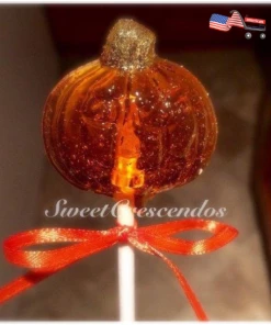 Onlineamericanstore Halloween And Fall Themed Lollipops- Old Fashioned Hard Candy & Pumpkin- Harvest- Thanksgiving- Halloween Candy Halloween Gift Collection